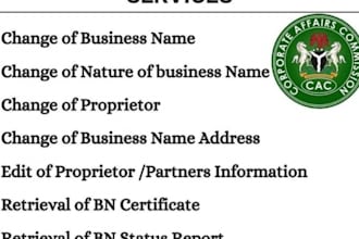 handle all cac post incorporation applications in nigeria