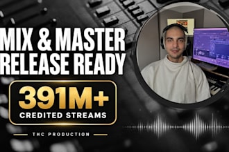 mix and master pop rnb and trap songs for release