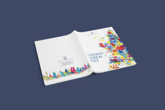 design corporate internal magazine