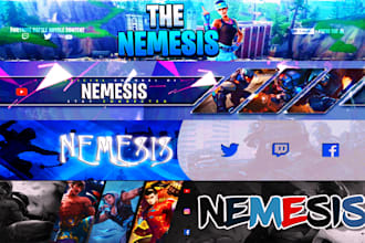 design a youtube banner and profile picture
