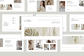 design a elegant, minimalist canva, power point presentation