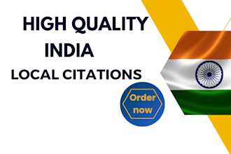 do top india local citations and profile backlinks high da