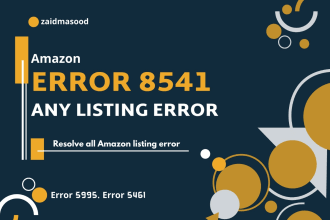 fix all amazon listing errors and brand name errors 8541 5995 5461 and 8572