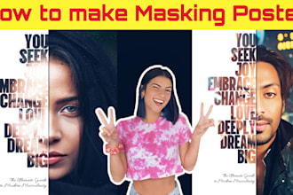 do masking poster designs for you