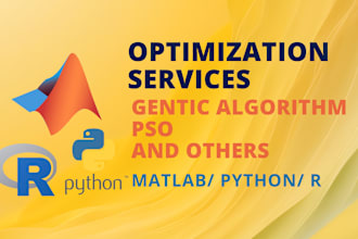 do genetic algorithm and pso with python, r, matlab