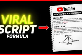 be your professional youtube scriptwriter, scriptwriter