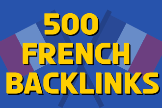 do 500 french backlinks france blog comments for local SEO ranking