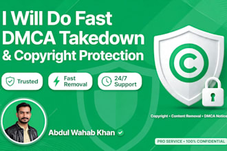 do fast dmca takedown and copyright removal