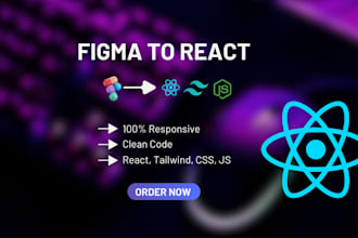 do convert figma to react using tailwindcss
