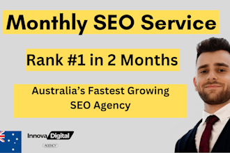 provide monthly SEO services to rank on google