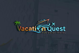 do travel agency hotel resort vacation adventure photography logo design