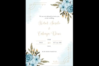 design wedding invitation card
