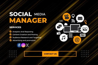 grow your social media presence as your dedicated manager