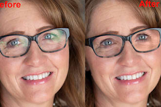 remove reflections from any photos using photoshop