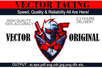 manually convert image to vector using coreldraw