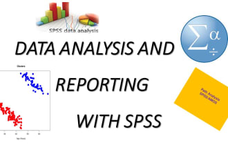 do data analysis, interpretations, and reports with spss