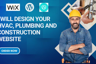 design a powerful hvac, plumbing, and construction website