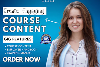 create online course content training manual, kajabi website design, ppt slides