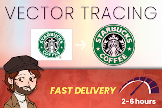 professionally convert logo, images, and icons to vectors
