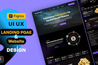 design figma landing page, website template, website ui ux design in figma