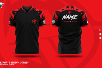 design esports jersey design for gaming organization