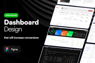 create design saas, CRM dashboard in figma