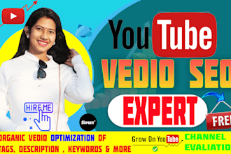 do best youtube video SEO expert optimization and channel growth manager