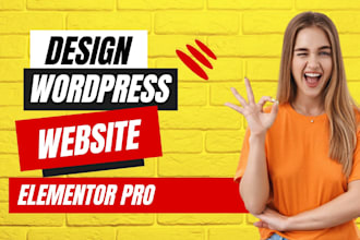 make wordpress website with elementor pro