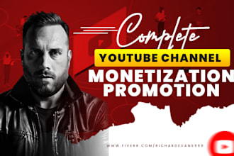 build you a monetised youtube channel