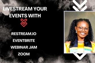 setup webinar, livestream your events with restream io, eventbrite, webinar jam