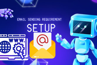 setup new sending requirements for custom domain email