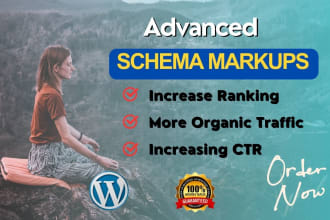 setup schema markups for rich snipets on wordpress website