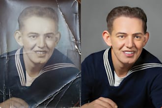 restore, colorize and enhance old photos naturally