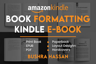 format paperback kdp kindle ebook layout
