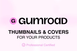 create amazing thumbnails and covers for gumroad