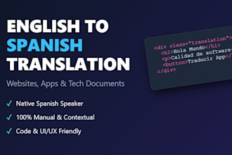 translate the texts you need for your websites