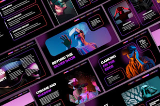 do powerpoint presentation design, pitch deck design, canva, investor deck