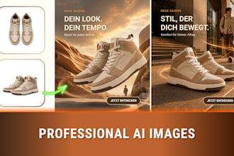 create realistic ai images for products and social media