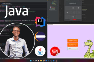 develop java desktop app, java gui, java swing and javafx projects