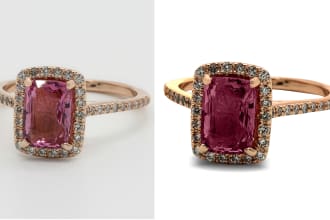 do professionally retouch your jewelry image