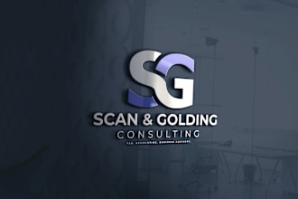 design modern finance marketing consulting business logo