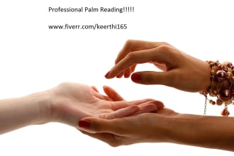 do an advanced palm reading and predictions to help you