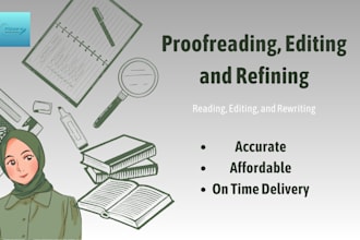proofread, refine, and edit your text, articles, and books
