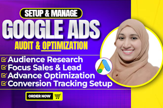 setup and manage google ads campaign, adwords PPC campaign