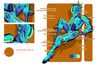 create your original character in anime style for you