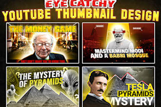 design eye catchy thumbnails as you need
