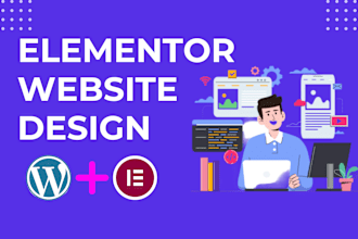 design or redesign responsive wordpress website as elementor pro expert