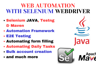 teach you web automation using selenium java