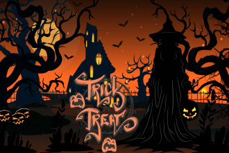 make halloween themed custom illustrations for you