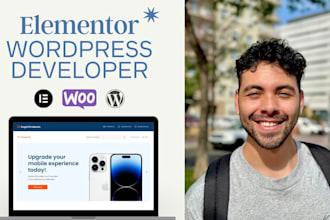 design your woocommerce website with elementor ecommerce